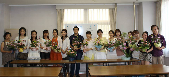 華道教室集合写真